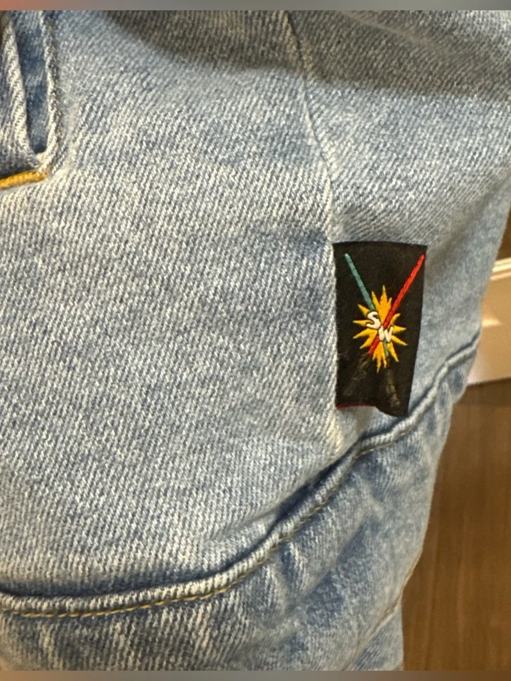 Star Wars Light Blue Denim Jacket with Darth Vader & Stormtroopers